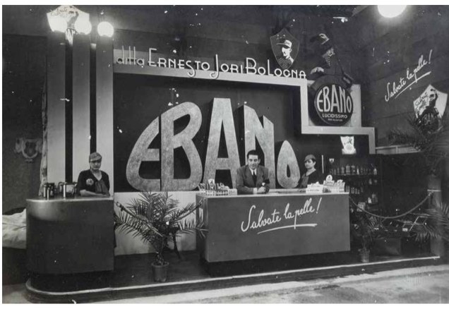 Stand Ebano alla V Mostra Nazionale Mercato della Pesca, Ancona, 1937 (p. 15, fig. 7)