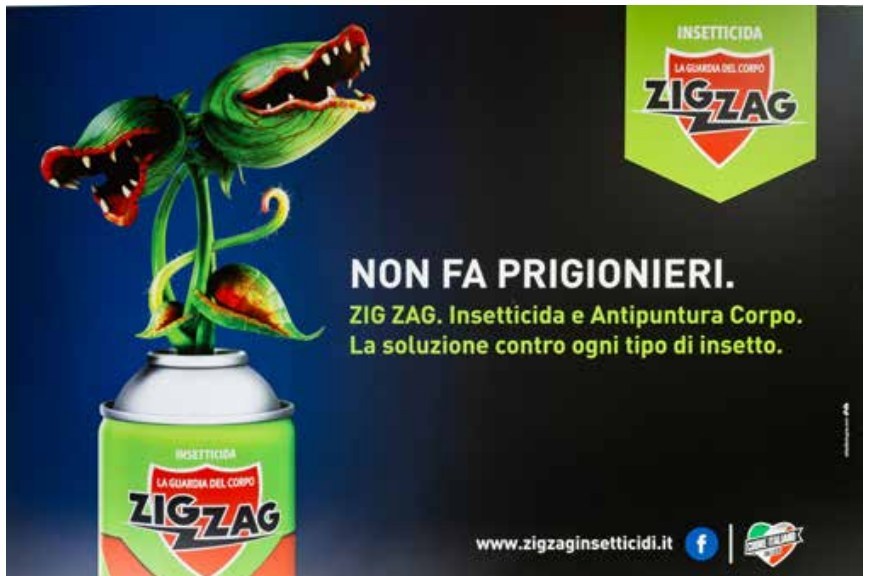 Pubblicità Zig Zag «Non fa prigionieri», 2018 (p. 119, fig. 7)